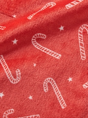 Catherine Lansfield Teddy Christmas Nutcracker Cosy and Warm Fleece Throw - صورة 2 من 5