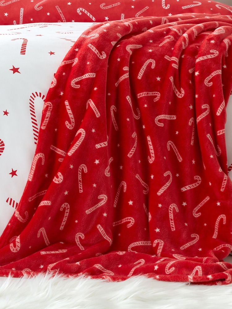 Catherine Lansfield Teddy Christmas Nutcracker Cosy and Warm Fleece Throw - Image 3 of 5