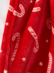 Catherine Lansfield Teddy Christmas Nutcracker Cosy and Warm Fleece Throw - صورة 4 من 5