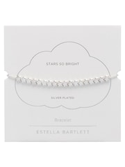 Estella Bartlett Silver Stars So Bright Chain Slider Bracelet - Image 6 of 6