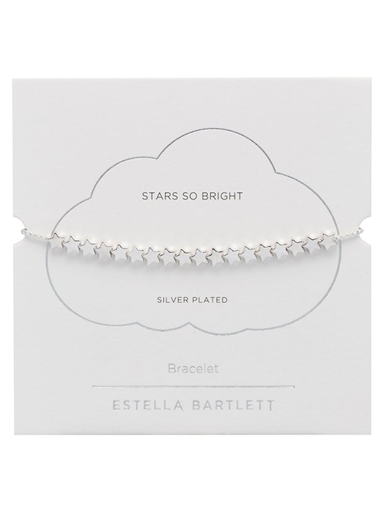 Estella Bartlett Silver Stars So Bright Chain Slider Bracelet - Image 6 of 6