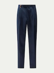 Peckham Rye Blue Contemporary Linen Blend Tailor Trousers - Image 1 of 5