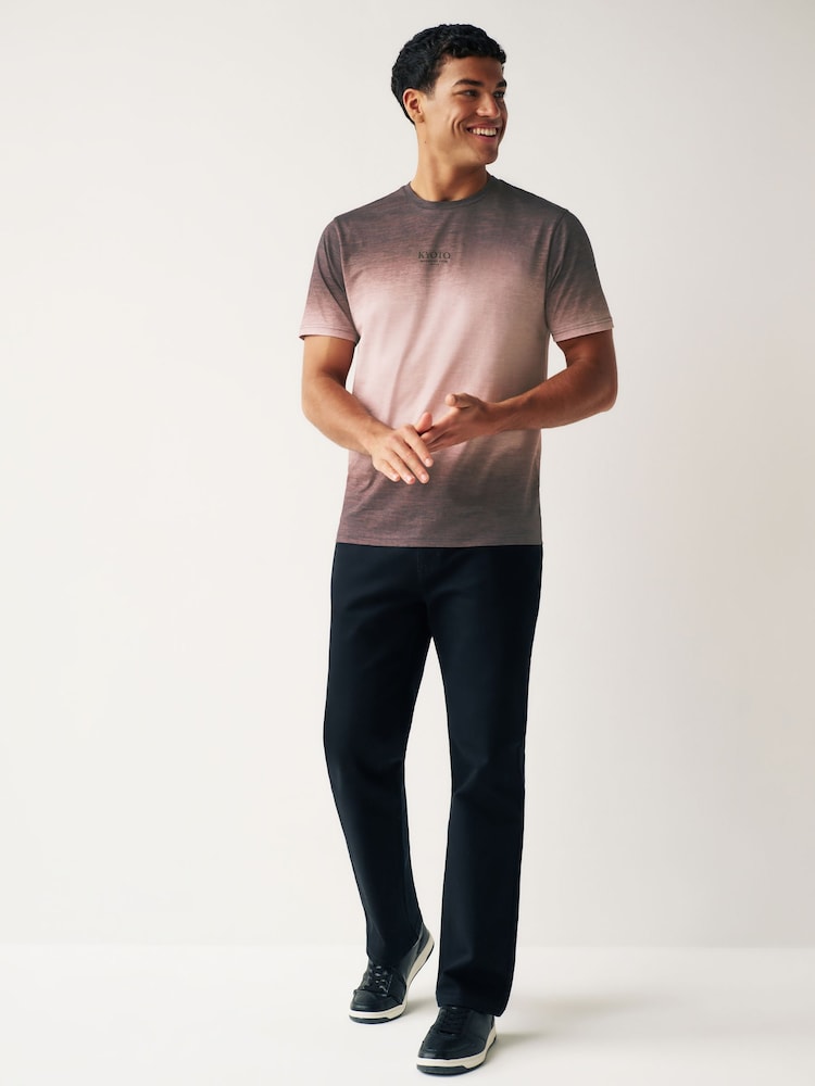 Neutral Dip Dye T-Shirt - Image 2 of 8