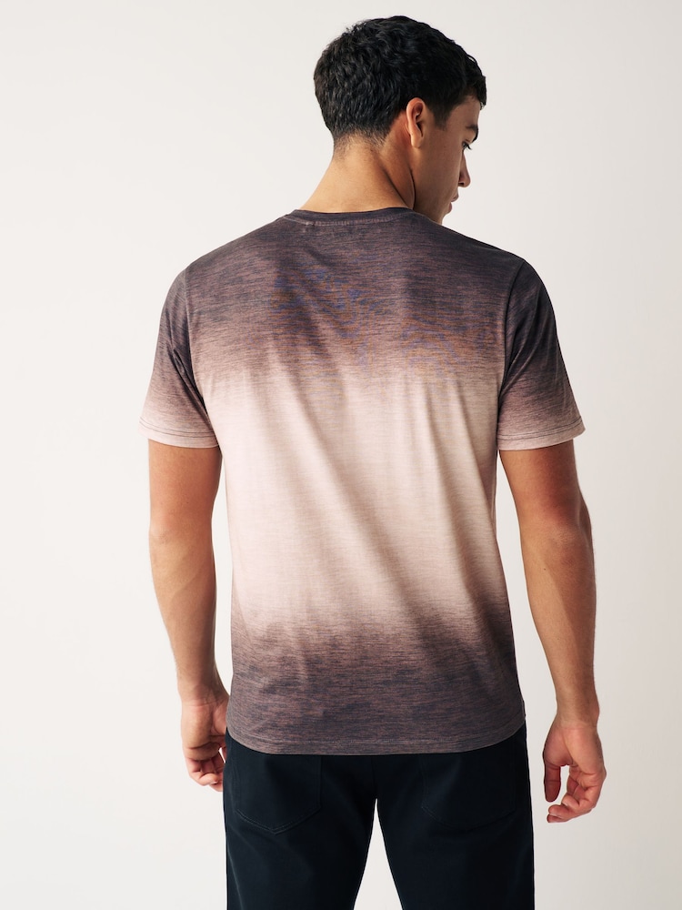 Neutral Dip Dye T-Shirt - Image 3 of 8