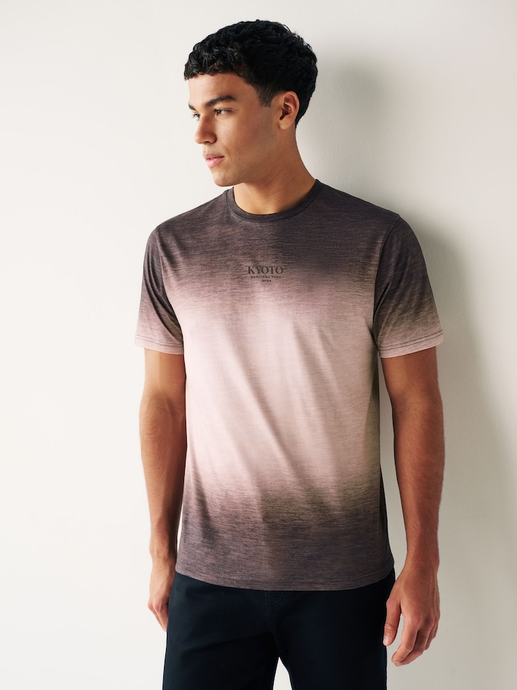 Neutral Dip Dye T-Shirt - Image 4 of 8