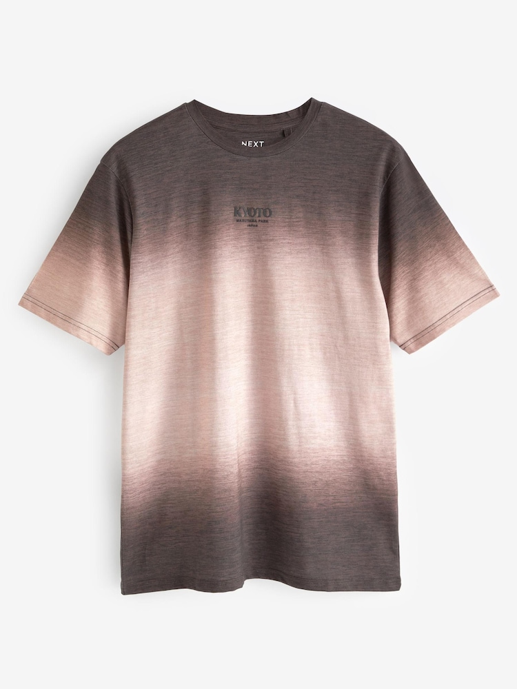 Neutral Dip Dye T-Shirt - Image 6 of 8