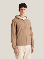 Peckham Rye Brown Light Padded Hood Jacket - Image 1 of 6