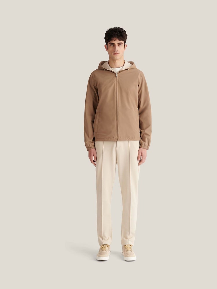 Peckham Rye Brown Light Padded Hood Jacket - Image 2 of 6 Peckham Rye Brown Light Padded Hood Jacket - Image 2 of 6