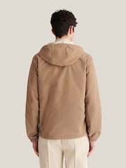 Peckham Rye Brown Light Padded Hood Jacket - Image 4 of 6
