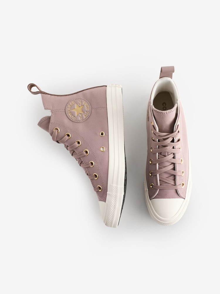 Converse Brown Chuck Taylor All Star High Top Trainers - Image 16 of 16 Converse Brown Chuck Taylor All Star High Top Trainers - Image 16 of 16