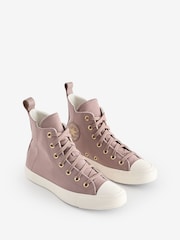 Converse Brown Chuck Taylor All Star High Top Trainers - Image 3 of 16