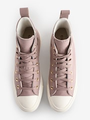 Converse Brown Chuck Taylor All Star High Top Trainers - Image 7 of 16