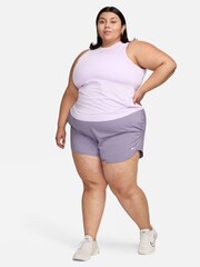 Nike Purple Dri-FIT Curve One Classic Fitness Vest - Image 4 of 5