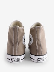 Converse Taupe Brown Chuck Taylor All Star High Top Trainers - Image 4 of 9