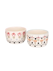 Cath Kidston Set of 4 Cream Painted Table Ceramic Ramekins - Image 3 of 3