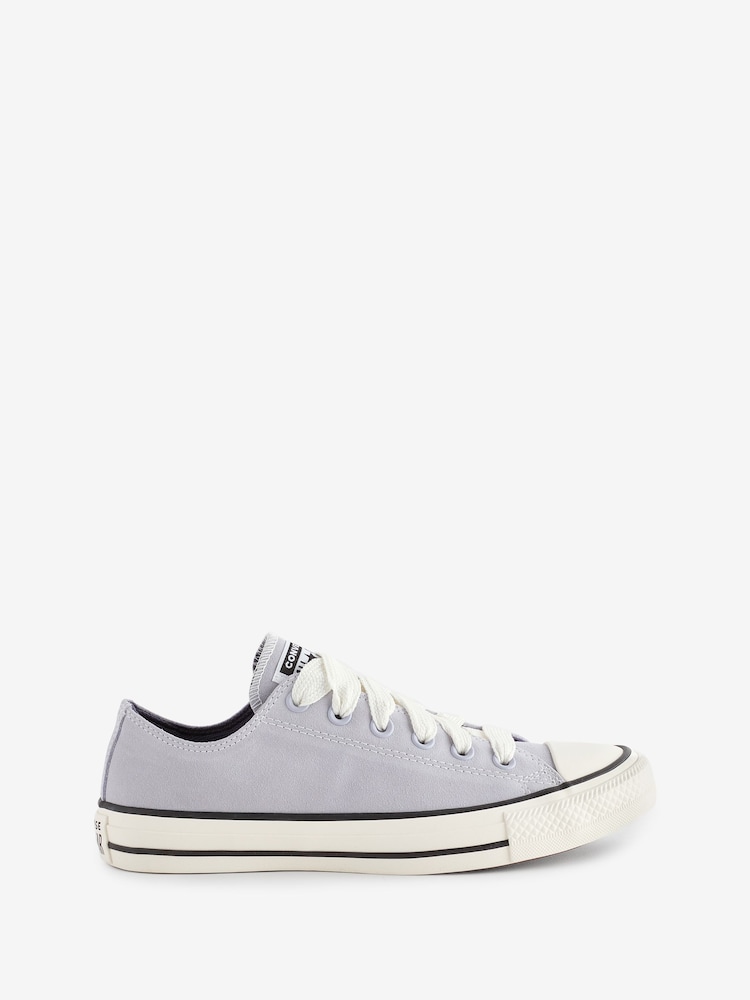 Converse Blue Chuck Taylor All Star 90s Suede Low Trainers - Image 1 of 9