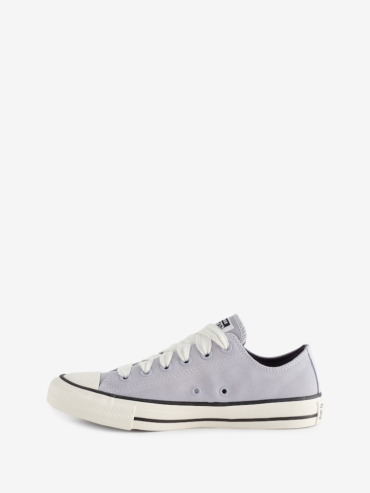 Converse Blue Chuck Taylor All Star 90s Suede Low Trainers - Image 2 of 9