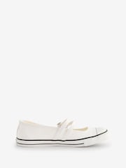 Converse White Chuck Taylor All Star Dainty Mary Jane Trainers - Image 1 of 17
