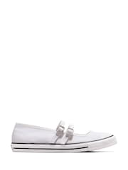 Converse White Chuck Taylor All Star Dainty Mary Jane Trainers - Image 10 of 17