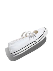 Converse White Chuck Taylor All Star Dainty Mary Jane Trainers - Image 12 of 17