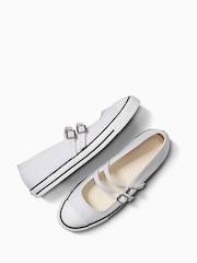Converse White Chuck Taylor All Star Dainty Mary Jane Trainers - Image 13 of 17