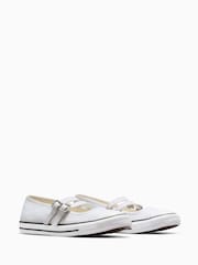Converse White Chuck Taylor All Star Dainty Mary Jane Trainers - Image 16 of 17