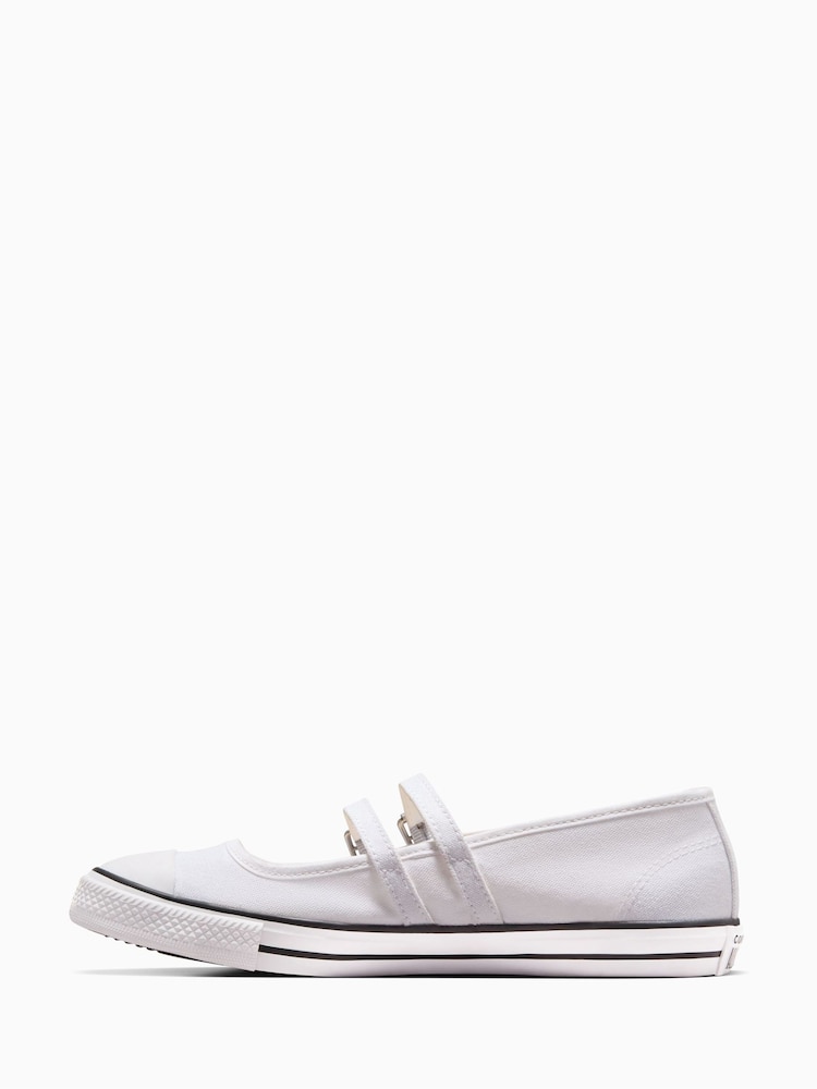 Converse White Chuck Taylor All Star Dainty Mary Jane Trainers - Image 17 of 17