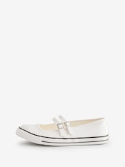 Converse White Chuck Taylor All Star Dainty Mary Jane Trainers - Image 2 of 17