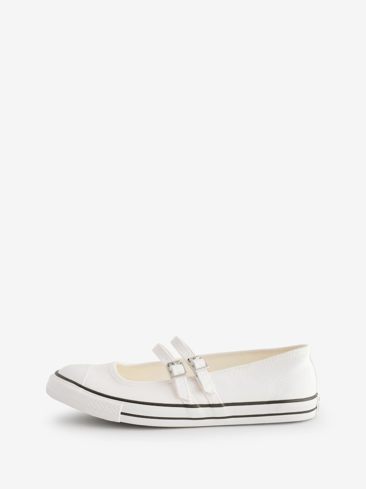 Converse White Chuck Taylor All Star Dainty Mary Jane Trainers - Image 2 of 17