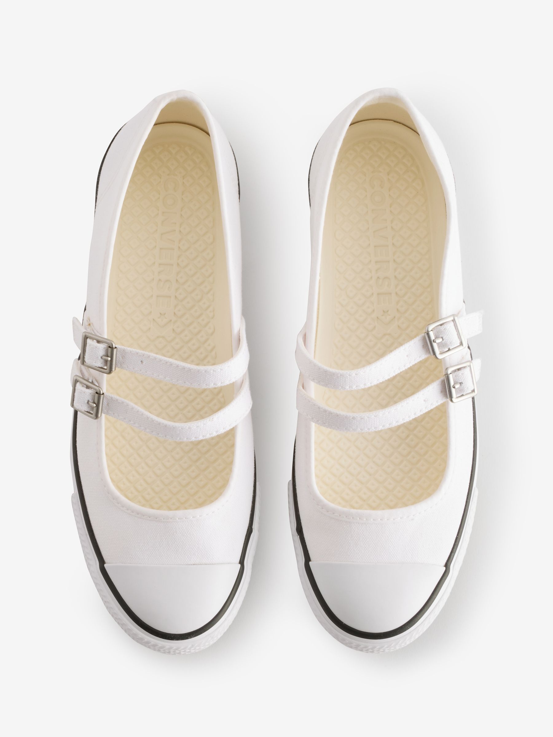 Converse White Chuck Taylor All Star Dainty Mary Jane Trainers