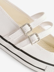 Converse White Chuck Taylor All Star Dainty Mary Jane Trainers - Image 8 of 17