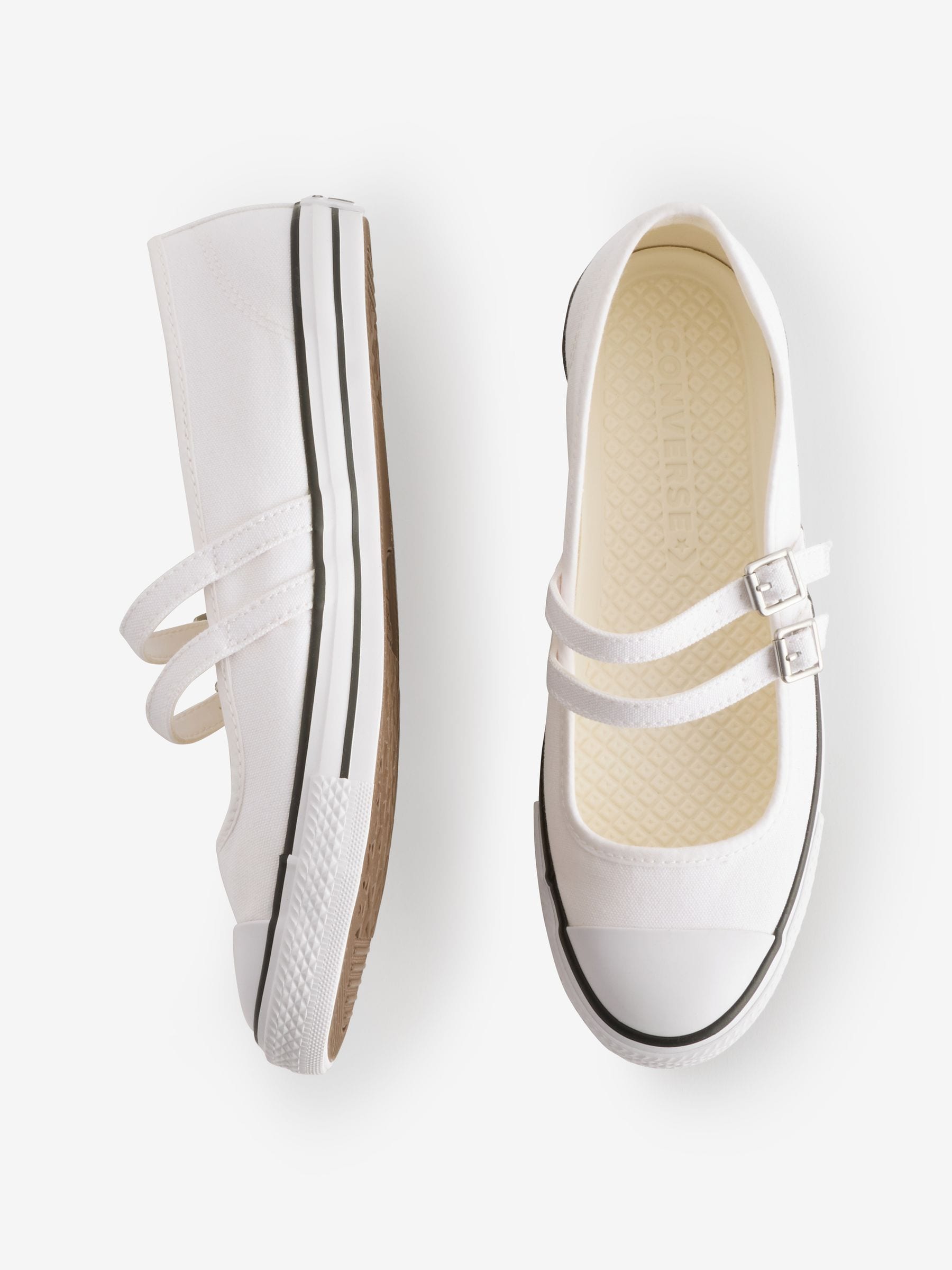 White strap converse online