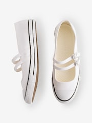 Converse White Chuck Taylor All Star Dainty Mary Jane Trainers - Image 9 of 17