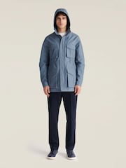 Peckham Rye Blue Hidden Hood Field Jacket - Image 2 of 9
