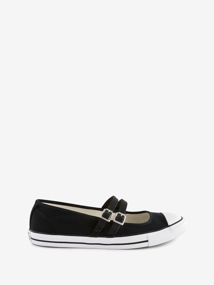 Converse Black Chuck Taylor All Star Dainty Mary Jane Trainers - Image 1 of 21