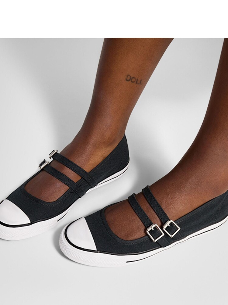 Buy Converse Black Chuck Taylor All Star Dainty Mary Jane Trainers 