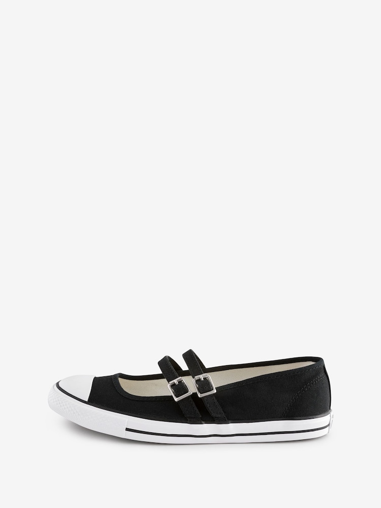 Converse Black Chuck Taylor All Star Dainty Mary Jane Trainers - Image 2 of 21