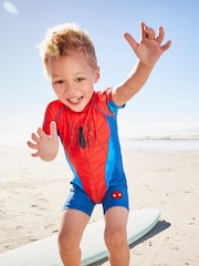 Spider-Man Sunsafe Swimsuit (3mths-8yrs) (3mths-8yrs) - Image 1 of 6