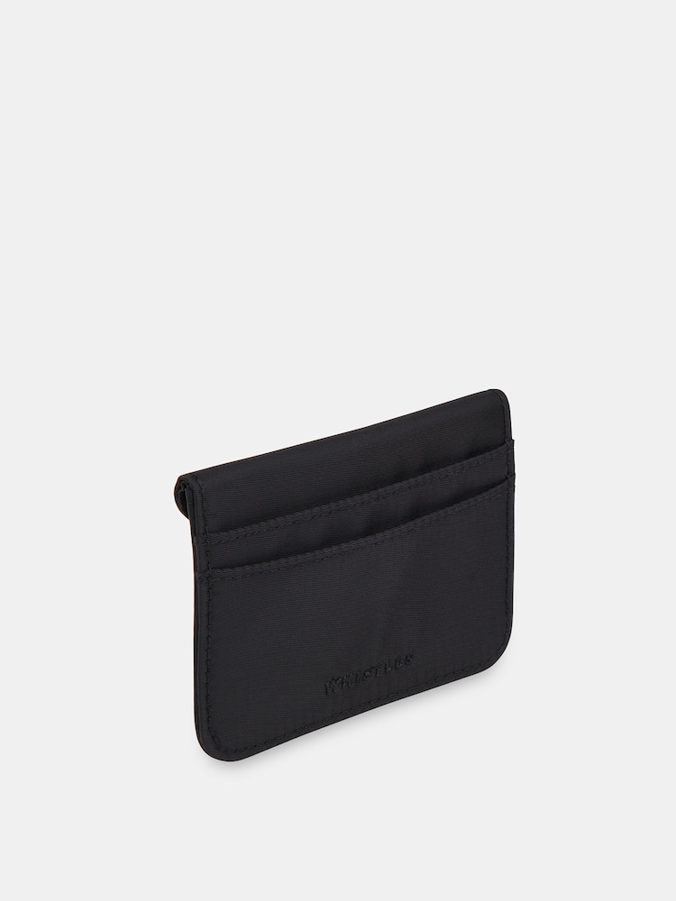 Whistles Nylon Black Card Holder - Image 2 of 4