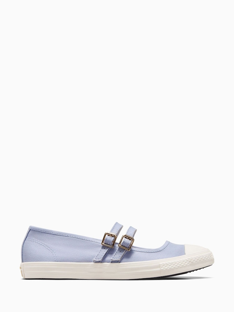 Converse Lilac Purple Chuck Taylor All Star Dainty Mary Jane Trainers - Image 1 of 7