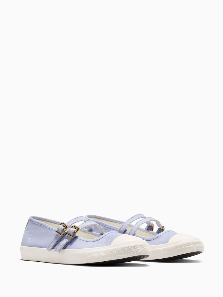 Violet lilas - Converse Chuck Taylor All Star Dainty Mary Jane Trainers - Image 3 of 7