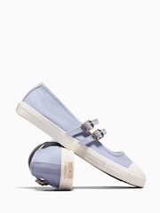 Converse Lilac Purple Chuck Taylor All Star Dainty Mary Jane Trainers - Image 4 of 7