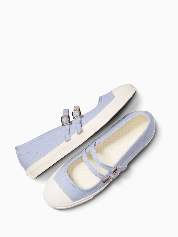 Converse Lilac Purple Chuck Taylor All Star Dainty Mary Jane Trainers - Image 7 of 7