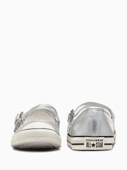 Converse Silver Chuck Taylor Mary Jane Trainers - Image 3 of 8