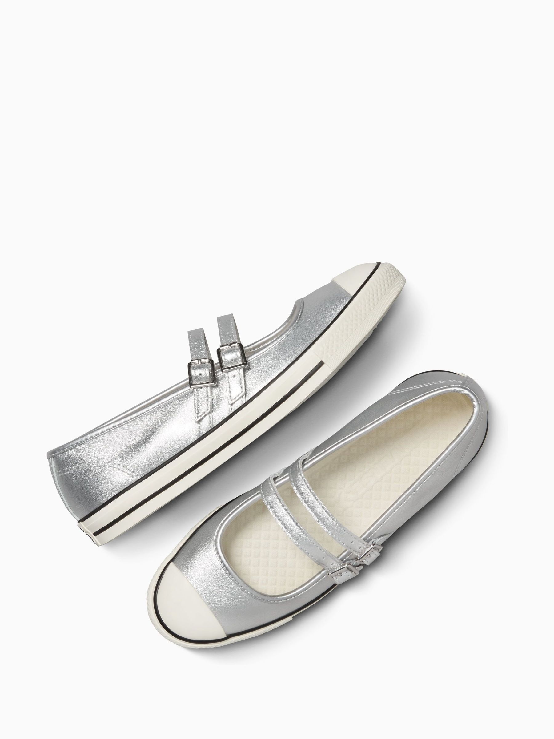 Buy Converse Silver Chuck Taylor Mary Jane Trainers from Next USA