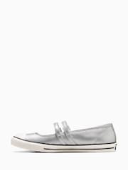Converse Silver Chuck Taylor Mary Jane Trainers - Image 8 of 8