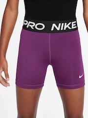Nike Purple Violet 3 Inch Dri-FIT Pro Shorts - Image 1 of 6