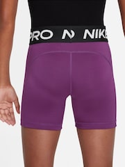 Nike Purple Violet 3 Inch Dri-FIT Pro Shorts - Image 2 of 6