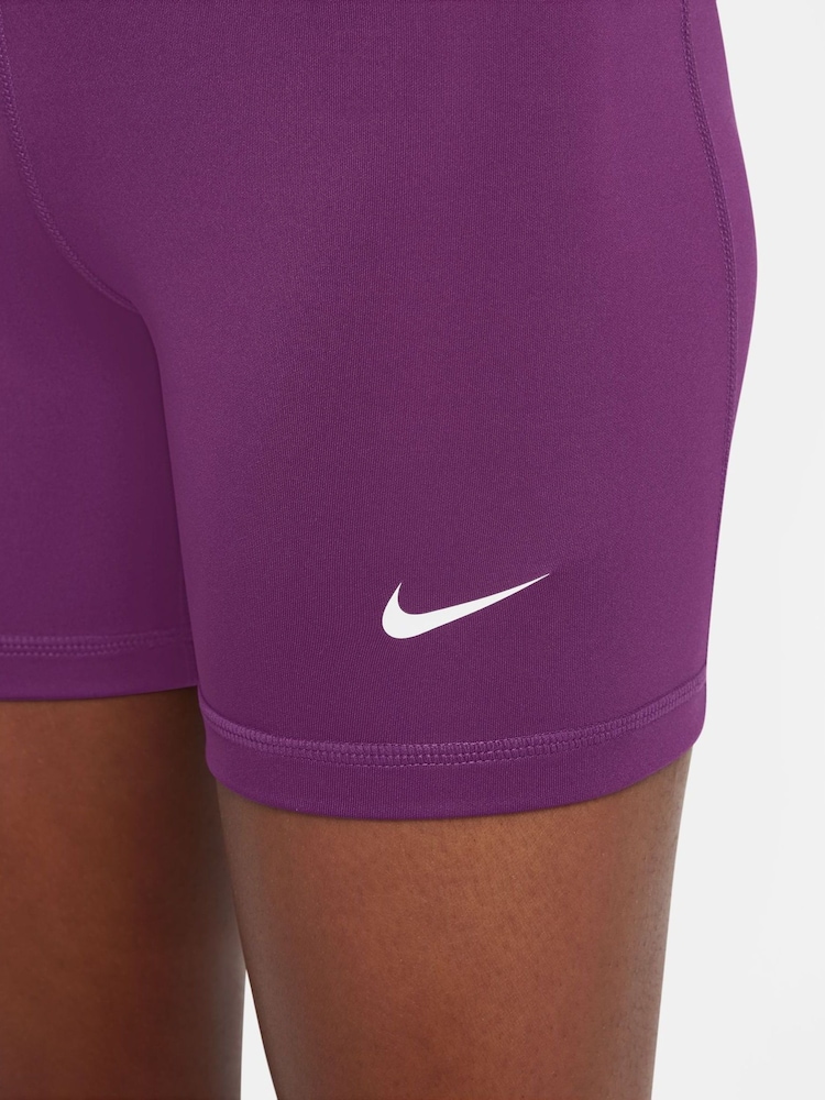 Nike Purple Violet 3 Inch Dri-FIT Pro Shorts - Image 6 of 6