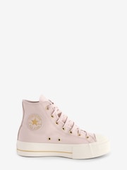 Converse Stone Chuck Taylor All Star Lift High Top Trainers - Image 1 of 13